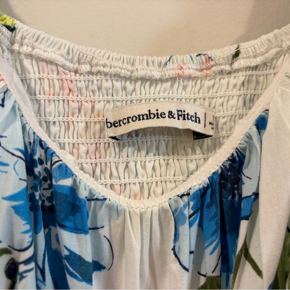 Abercrombie & Fitch Floral Puff Sleeve Mini Dress - Picture 3 of 4